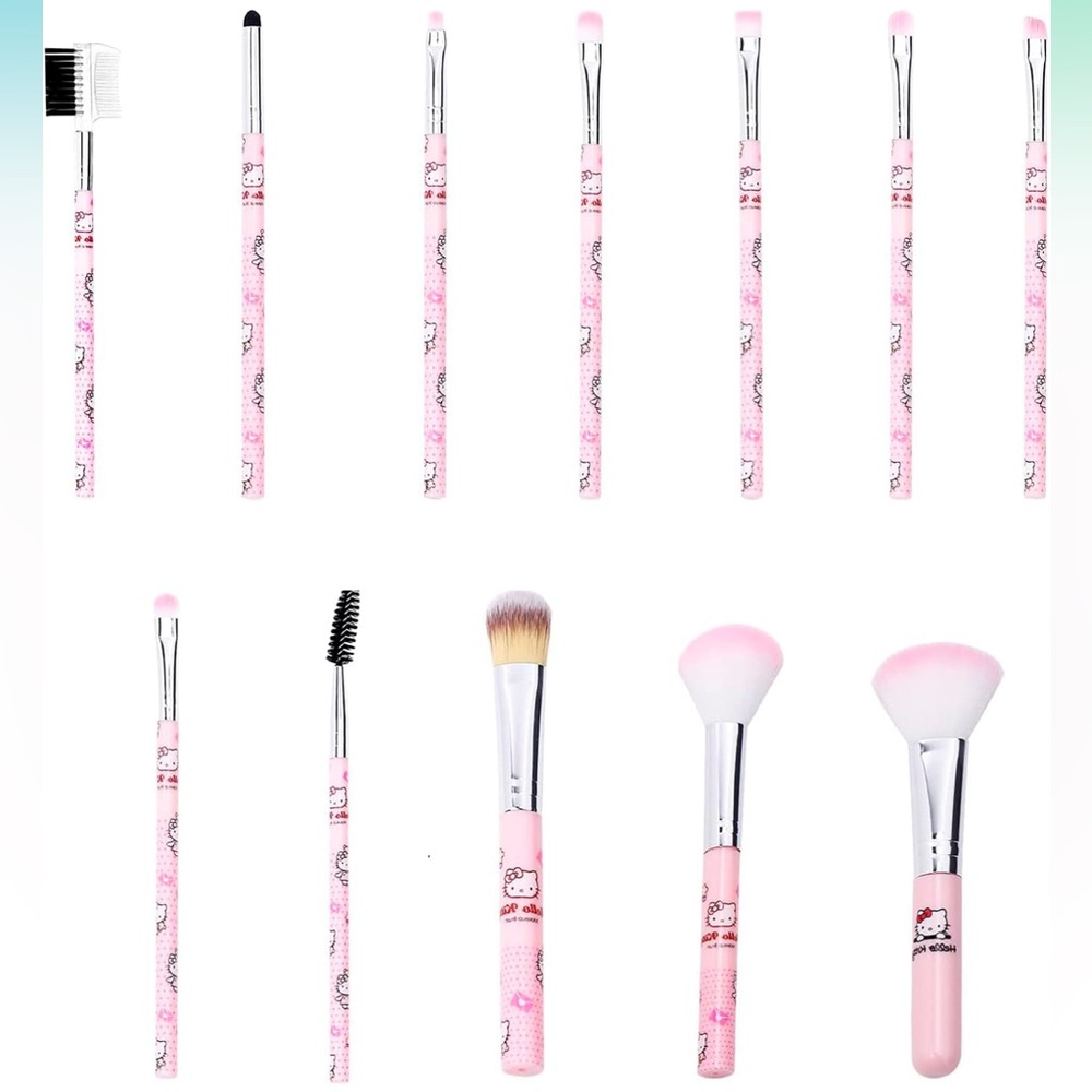 Hello Kitty Makeup Brush 12 Piece Set